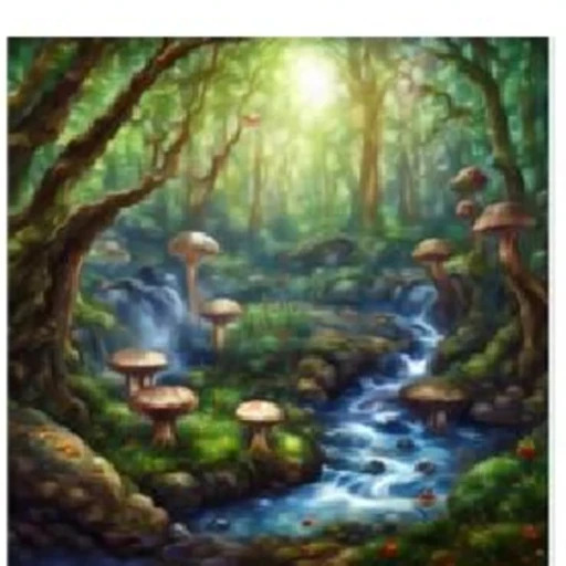 DPO result for the mystical forest prompt.