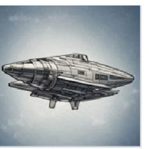 PSO result for the spaceship prompt.