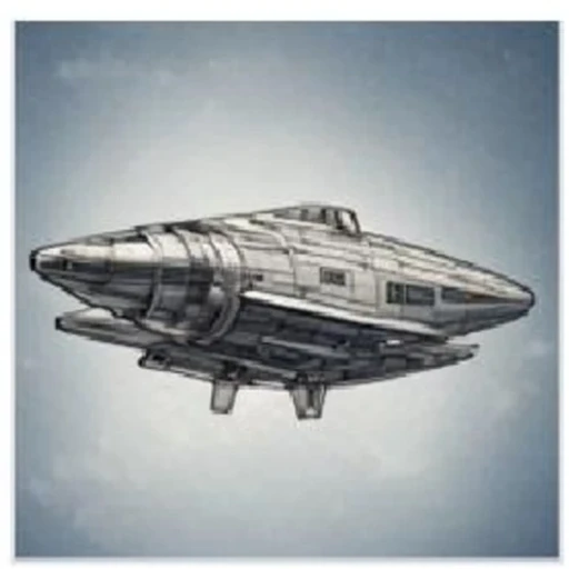 SD-Turbo result for the spaceship prompt.
