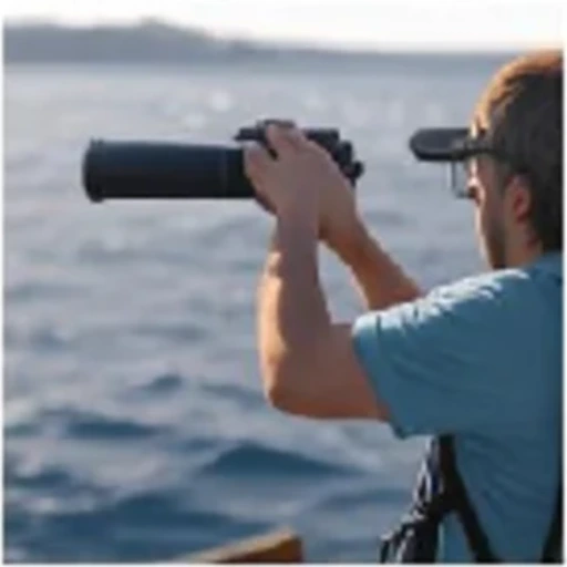 SDXL-Turbo result for the tourist binoculars prompt.